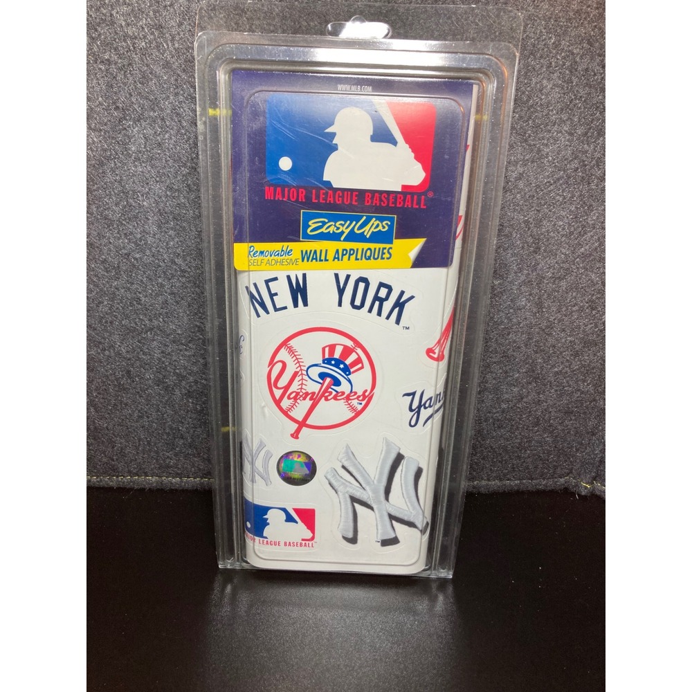 Vintage New York Yankees Wall Decals EasyUps MLB Peel Stick 25pc Sealed 852031